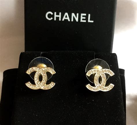 chanel gold studs|Chanel earrings official site.